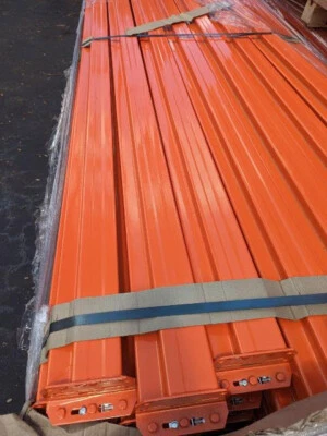 Viga escalonada para estanterías de palets lágrima - 108"x5" - Capacidad 5.400 lb - Nueva Foto 1 de 4