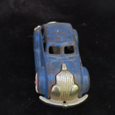 MODELO RARO DE FLUXO DE AR CHRYSLER DE FERRO FUNDIDO AZUL ESCURO DA DÉCADA DE 1930 - Imagem 1 de 4