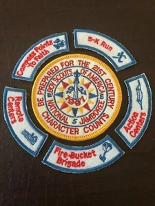 Toppa tascabile ufficiale 1997 BSA Boy Scout National Jamboree partecipante con premi - Foto 1 di 1