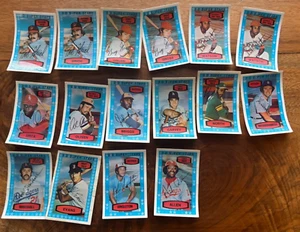 1975 Kellogg's 3-D Super Stars Baseball Cards Lot of 16 Some Duplicates Xograph - Picture 1 of 15