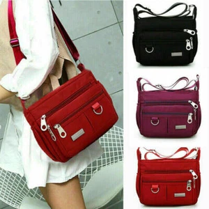 Women Multi Pocket Messenger Handbag Cross Body Bags Shoulder Bag Handbags Hot - Picture 1 of 17