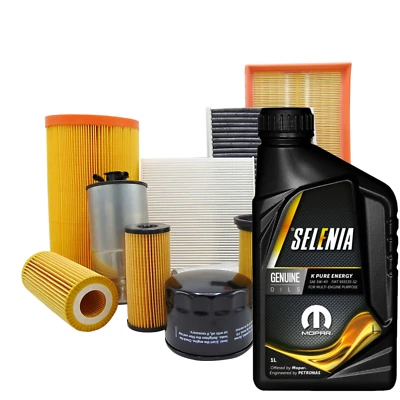 Kit tagliando GRANDE PUNTO - PUNTO EVO 1.2 Benzina + olio SELENIA K 5W40 3 LT - Immagine 1 di 3