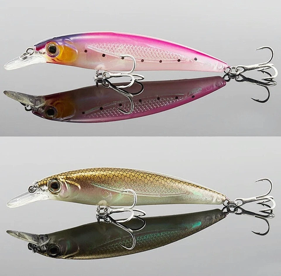 2 iscas de pesca DAIWA Jerk Bait minnow comprimento 4 1/3 polegadas. Peso 14g #3 novo - Imagem 1 de 1