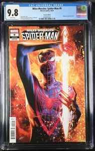 Miles Morales Spider-Man #9 CGC 9.8 Manhanini ENERGY SWORD Cover Variant 2023 - Picture 1 of 2