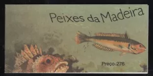 Portugal-Madeira 1989 Fish booklet Sc# 136a NH - Picture 1 of 1