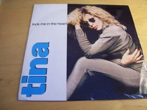 TINA TURNER - LOOK ME IN THE HEART - VINYL -7" -1989 -VG/VG - Picture 1 of 3