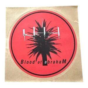 Vintage BLOOD of ABRAHAM Hip-Hop Promo Sticker Decal. Super RARE! - Picture 1 of 3