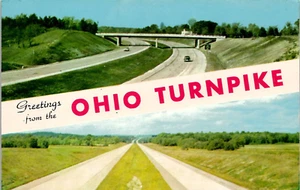 Grüße vom Ohio Turnpike • 2 Ansichten sicherster Highway der Welt • Teich - Bild 1 von 2