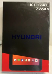 ☀️ Hyundai Koral 7W4X Tablet 7" 1GB 16GB Storage Android 9.0 Pie Red - Picture 1 of 4