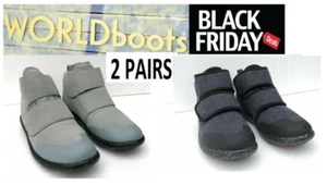 Zapatilla deportiva BLACK FRIDAY LOTE 2 Original Worldboots talla 10 gris piedra caliza unisex - Imagen 1 de 12