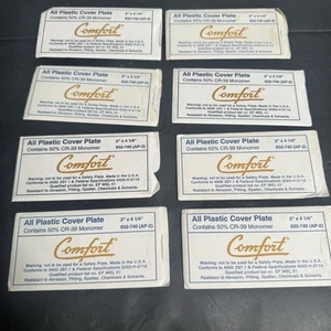 8 Comfort Welding Lens All Plastic Cover Plate 2"x4.25" Clear CR-39 Monomer USA - Picture 1 of 8