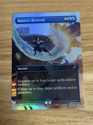 MTG Katara's Reversal (Borderless Foil) Avatar Eternal-Legal 63 NM - Image 1 of 2