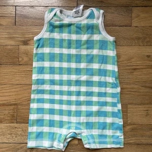 Conjunto de una pieza liso verde Baby Gap Stage 3 6-12 No The - Imagen 1 de 7