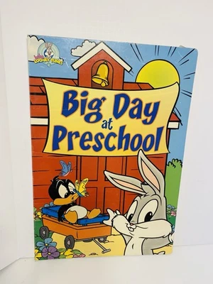 VTG GIANT BABY LOONEY TUNES BOOK “ Big Day At Preschool” 23in BUGS BUNNY TWEETIE - Image 1 of 4