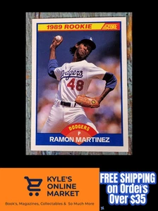 Ramón Martínez Los Angeles Dodgers 1989 puntuación novato #635 - Imagen 1 de 5