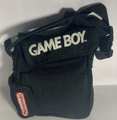任天堂 Gameboy 手提箱旅行包黑色表带适用于游戏机 + 配件  — 第 1/4 张图片