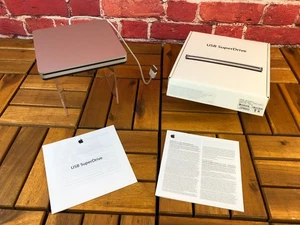 Open Box APPLE USB SUPERDRIVE MD564ZM/A External CD/DVD Disc Drive Burner A1379 - Afbeelding 1 van 21