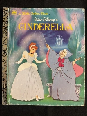 Vintage A Little Golden Book Disney’s Cinderella 1986 103-65 #2496 - Image 1 of 4