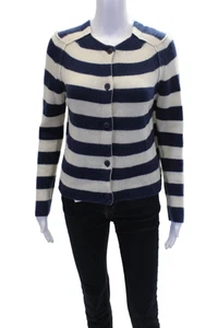 360 Cashmere Womens Cashmere Striped Sweater Multicolor Size S - Picture 1 of 6