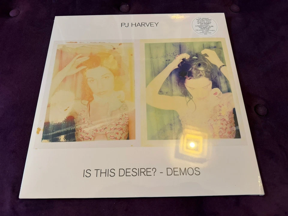 ROCK / PJ Harvey: 'Is This Desire? - Demos' Black 12" Vinyl LP Album (Sealed) - Image 1 of 4