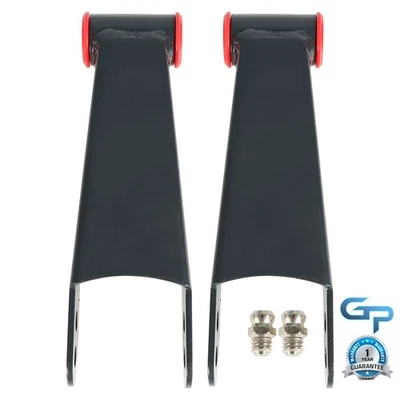 3" Rear Drop Shackles For Chevy GMC Sierra Silverado 1500HD 3500HD 2WD 2001-2010 - Image 1 of 4