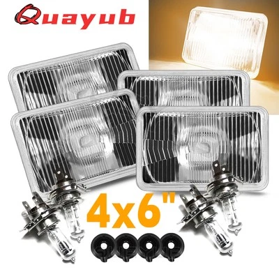 Faros halógenos altos/bajos de 4x6" para Kenworth T800 W900 Peterbilt 357 379 378 4 un. Foto 1 de 4