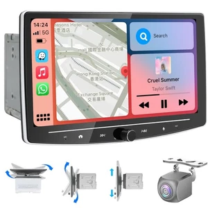10 Inch Double Din Car Stereo Wireless CarPlay Wireless Android Auto, Adjusta... - Picture 1 of 8