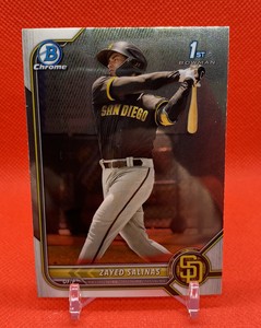 2022 Bowman Chrome Zayed Salinas 1st Bowman #BCP-122 San Diego Padres