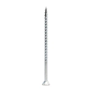 Paquete de 1000 tornillos de sujeción de rosca gruesa cabeza cuadrada plana de zinc 8 X 2-1/2 - Imagen 1 de 2