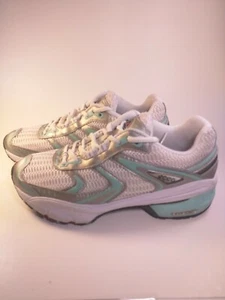 EUC Ecco RXP 3060 Size 6-6.5 Womens White Mint Green Athletic Running Shoes - Picture 1 of 9