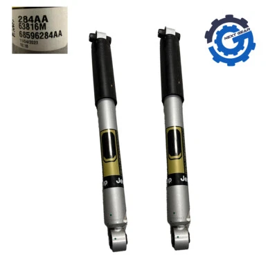 2X NUEVO OEM MOPAR FRONT RUBICON SHOCK 18-24 JEEP WRANGLER 392 33310473 68596284AA Foto 1 de 4