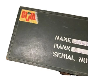 Antique Hasbro 1960s GI Joe Figure Accessories Wooden Box Only - Picture 1 of 5