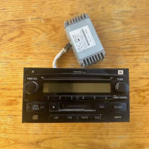 16833 OEM 2004-2007 TOYOTA HIGHLANDER RADIO CD CASSETTE PLAYER 86120-48500 AMP - Picture 1 of 6