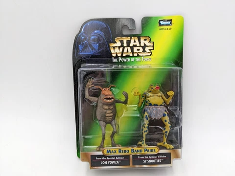 Star Wars Power of the Force Max Rebo Band Pairs Joh Yowza and Sy Snootles NEW Cover