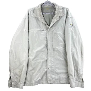 Mountain Hardwear Shirt Khaki Men’s XL Outdoor Hiking Fishing Long Sleeve Vented - Bild 1 von 14