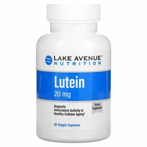 Lake Avenue Nutrition, Lutein, 20 mg, 60 Veggie Capsules Supports Healthy Ageing - Bild 1 von 3