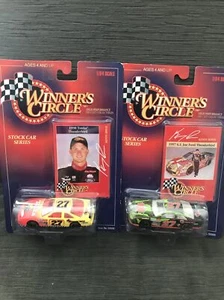 Lot Of 2 NASCAR Kenny Irwin #27 1997 Ford Thunderbird Winners Circle 1:64 Scale - Picture 1 of 5