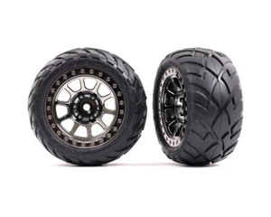 Traxxas Anaconda Reifen 2.2 hinten auf schwarz Chrom Felge TRX2478T Bandit, Band - Bild 1 von 1