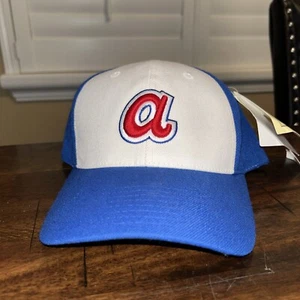 ATLANTA BRAVES COOPERSTOWN COLLECTION AMERICAN NEEDLE 1974 FITTED CAP - 7 3/4" - Picture 1 of 9