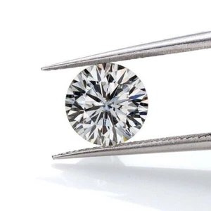 Loose Lab-Created CVD Diamond 1.00 Ct Round D Color, IF Clarity Certified 4 Pcs - Picture 1 of 1