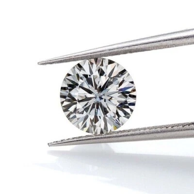 0.80 Ct Lab Grown CVD Diamond 6.00 mm Round D Color, IF Certified Loose Diamond - Image 1 of 4