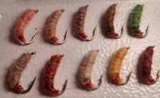 Utah Killer Bug #12 Scud Hook Fly Fishing Tenkara CHOOSE YOUR COLOR 