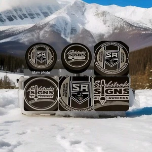 SALMON ARM SILVERBACKS OFFICIAL GAME PUCK BRITISH COLUMBIA HOCKEY LEAGUE 🇨🇦 - Picture 1 of 7