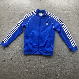 Adidas Youth 11/12 Europa Royal Blue Track Jacket Full Front Zip Medium