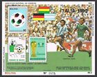 Boliwia 689 nut,MNH.Michel Bl.177. WŁOCHY-1990 Puchar Świata w piłce nożnej,1988.