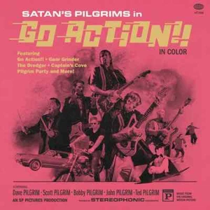 Satan's Pilgrims - Go Action!! LP - Limited Gold Swirl Vinyl (Surf Rock) - Foto 1 di 1