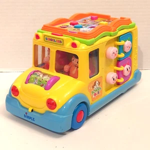 Dimple Fun Learning Activity School Bus Toy with Lights & Sounds Works - Picture 1 of 7