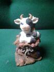 Resin Cow With Shovel Figurine-Very Rare Collectible-SHIPS N 24 HOURS