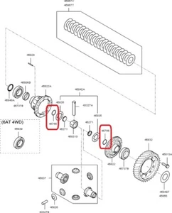 (1) ANILLO TÓRICO - Diferencial Transaje GENUINO KIA 45838 3B000 - Imagen 1 de 1
