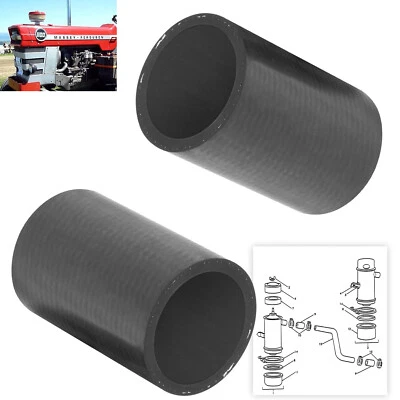 2PCS 9N9652 Air Cleaner Tube Hoses Fit Ford Tractor 9N 2N 8N NAA 600 700 800 900 - Image 1 of 4